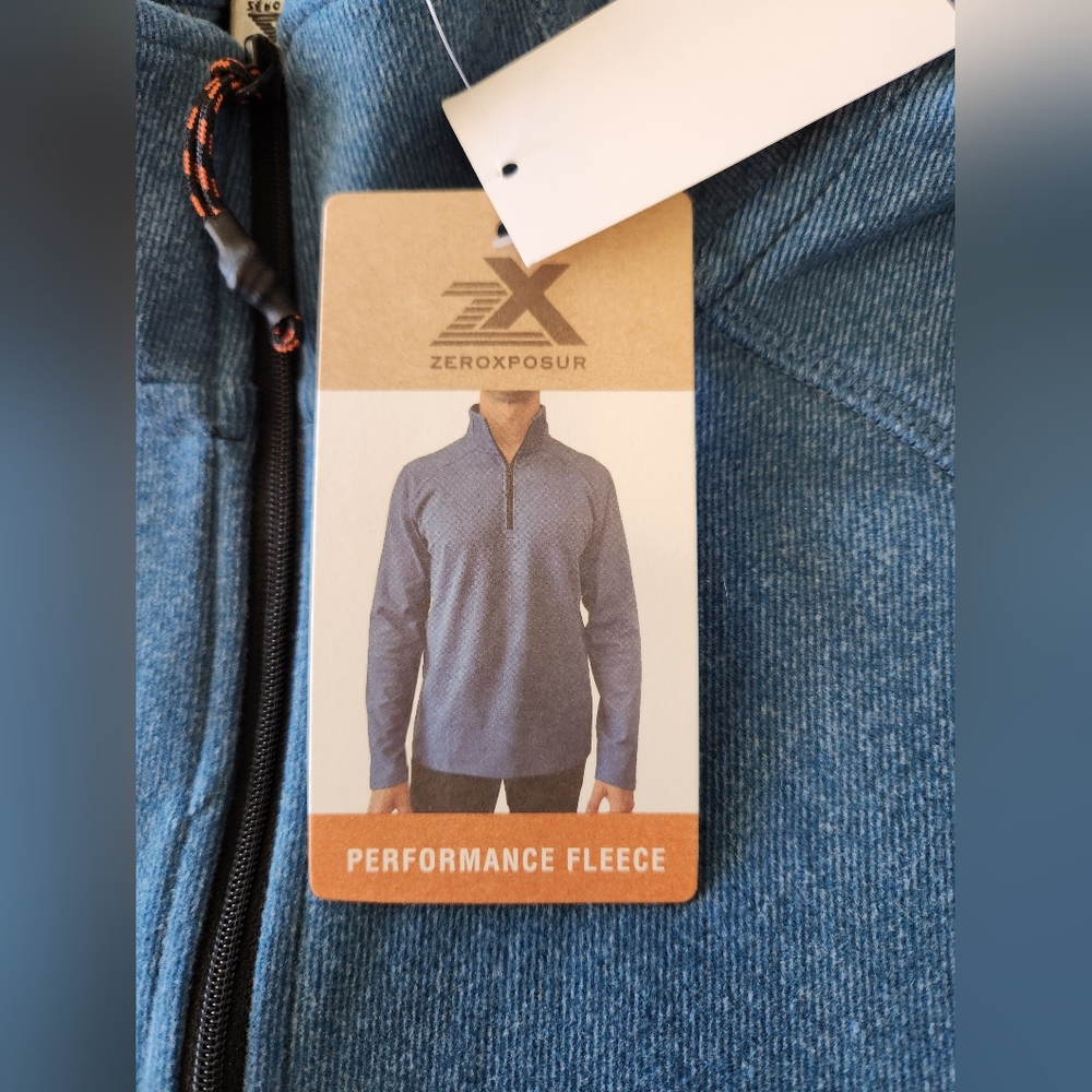 ZeroXposur Men's Blue Performance Fleece